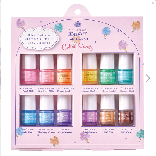 【現貨】PACIDOパジコ レジン用着色剤 宝石の雫 糖果12色色精